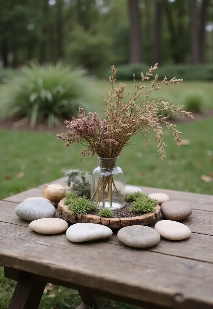 14 Autumn Outdoor Coffee Table Decor Ideas That Will Wow Your Guests! - 9. Natural Elements and Textures