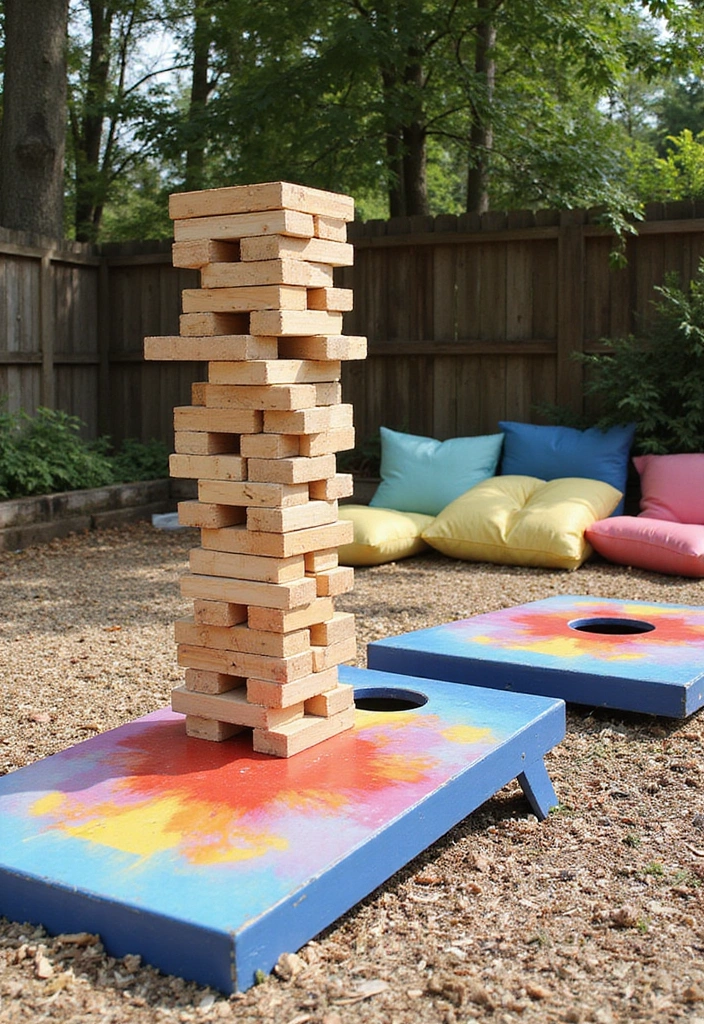 22 Stylish Outdoor Decor Ideas That'll Make Your Backyard the Talk of the Town (Check Out #13!) - 11. Outdoor Games Corner