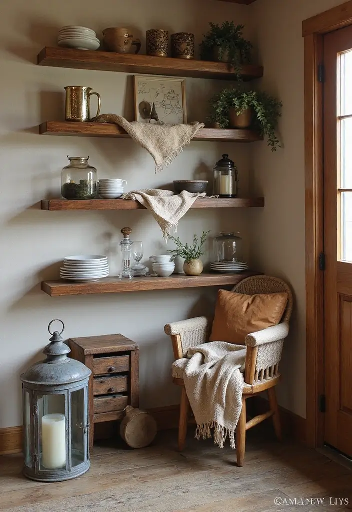 19 Cozy Fall Decor Ideas to Snuggle Up Your Home This Season! (#3 Is a Must-See!) - 7. Embrace Rustic Decor