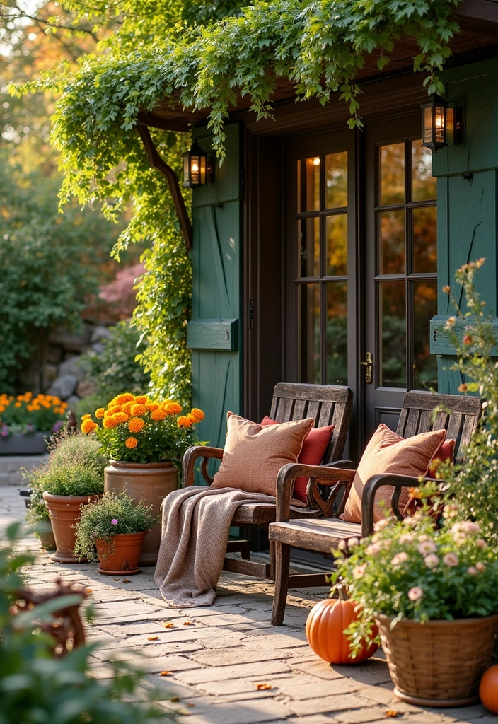 22 Stylish Outdoor Decor Ideas That'll Make Your Backyard the Talk of the Town (Check Out #13!) - 21. Seasonal Decor