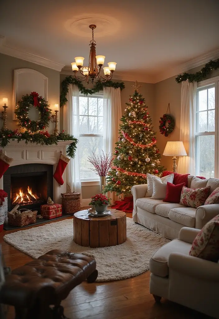 20 Christmas Living Room Ideas That'll Make Your Home the Coziest on the Block! - 17. Themed Holiday Decor