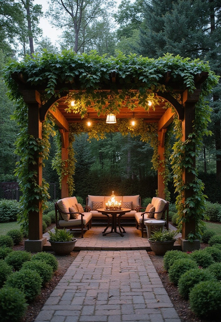22 Stylish Outdoor Decor Ideas That'll Make Your Backyard the Talk of the Town (Check Out #13!) - 10. Pergola Paradise