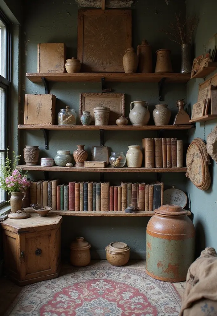 19 Cozy Fall Decor Ideas to Snuggle Up Your Home This Season! (#3 Is a Must-See!) - 16. Use Vintage Finds