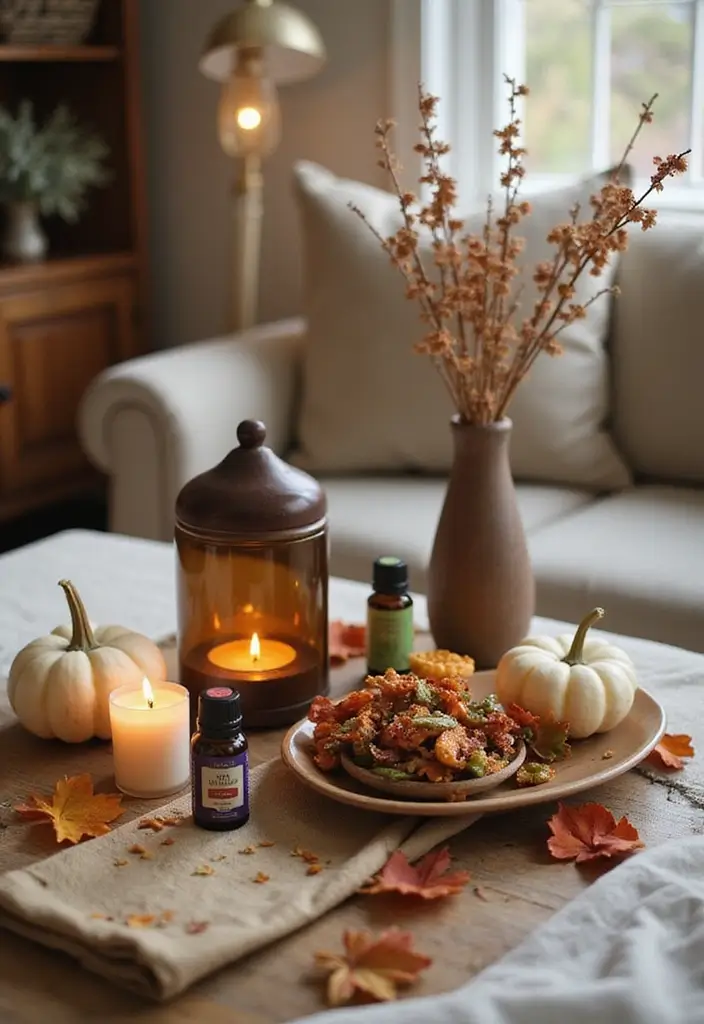 19 Cozy Fall Decor Ideas to Snuggle Up Your Home This Season! (#3 Is a Must-See!) - 19. Refresh with Seasonal Scents