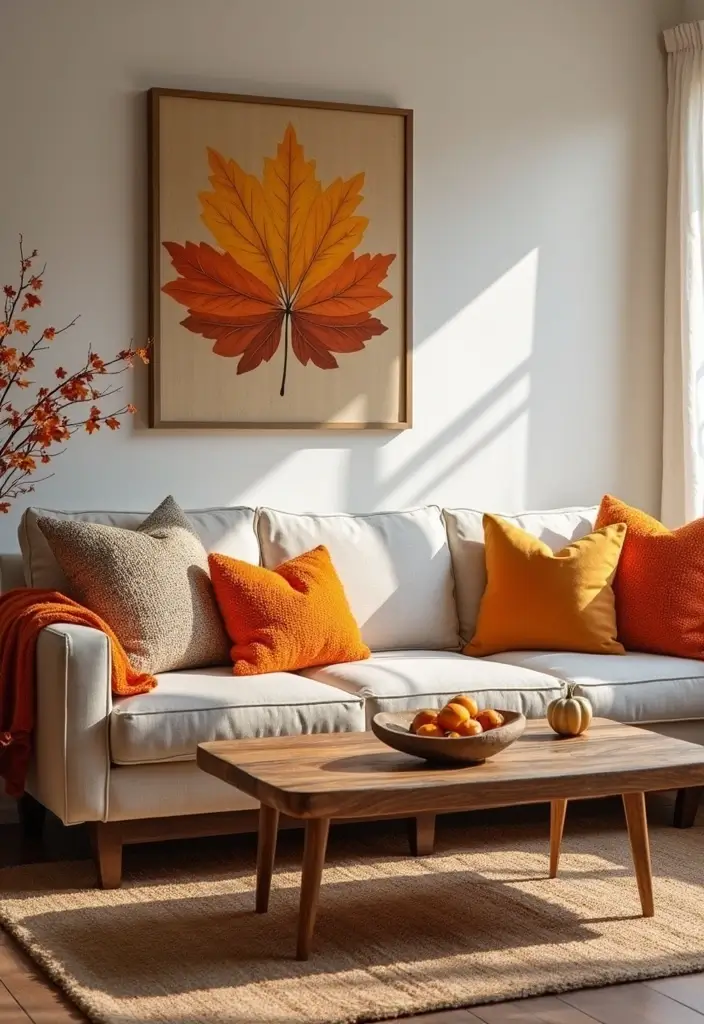 19 Cozy Fall Decor Ideas to Snuggle Up Your Home This Season! (#3 Is a Must-See!) - 6. Decorate with Autumn Colors