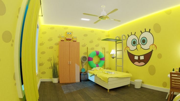 12 Adorable Spongebob Room Ideas That Will Make Your Child's Dreams Come True! - The Ultimate SpongeBob Bunk Room