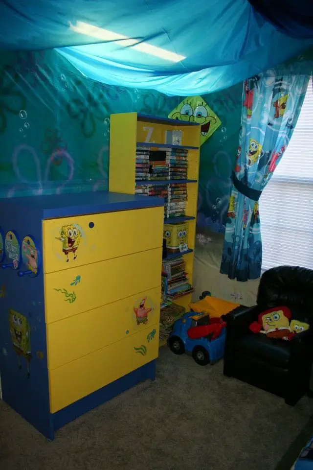 12 Adorable Spongebob Room Ideas That Will Make Your Child's Dreams Come True! - Underwater Fantasy