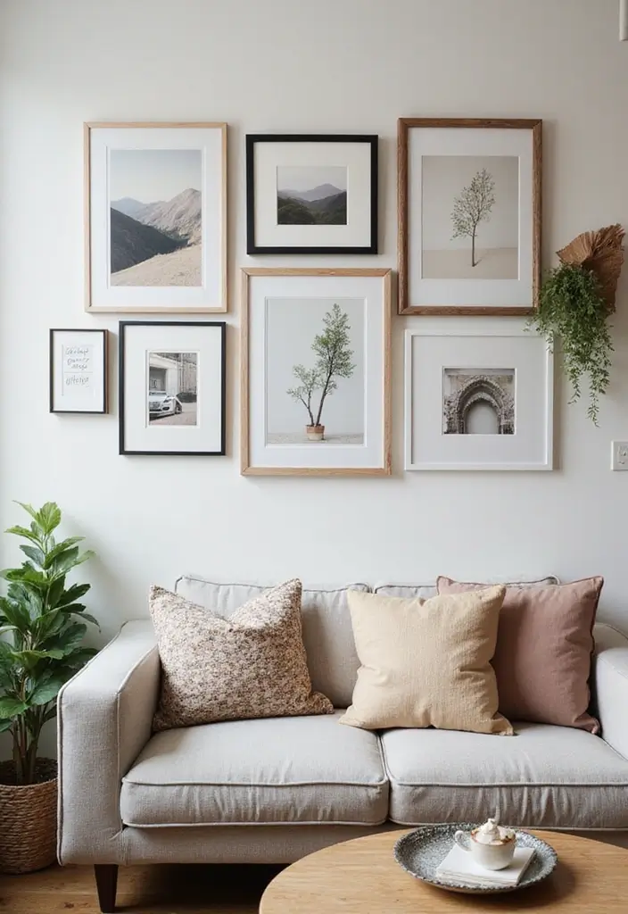 12 Brilliant Small Space Decorating Ideas That Will Change Your Life! - 9. Personalize with Art