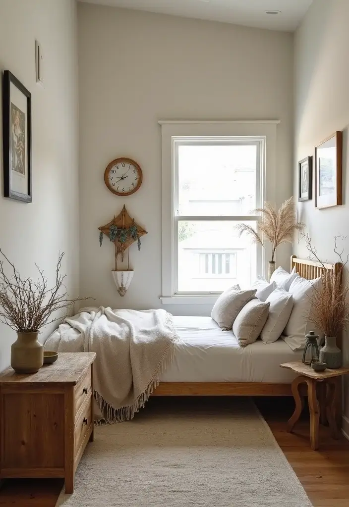 12 Stylish Small Bedroom Makeovers That Prove Less is More! - 10. Farmhouse Flair