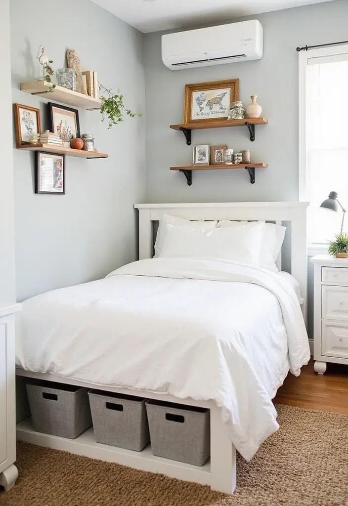 12 Stylish Small Bedroom Makeovers That Prove Less is More! - 11. Smart Storage Solutions