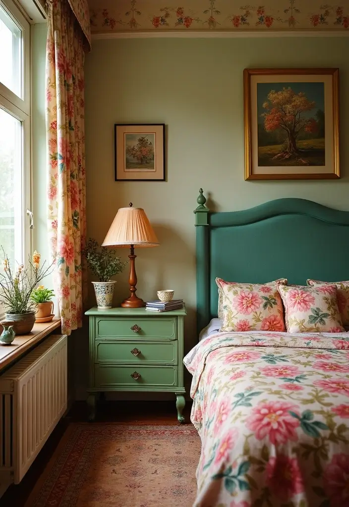 12 Stylish Small Bedroom Makeovers That Prove Less is More! - 4. Vintage Charm