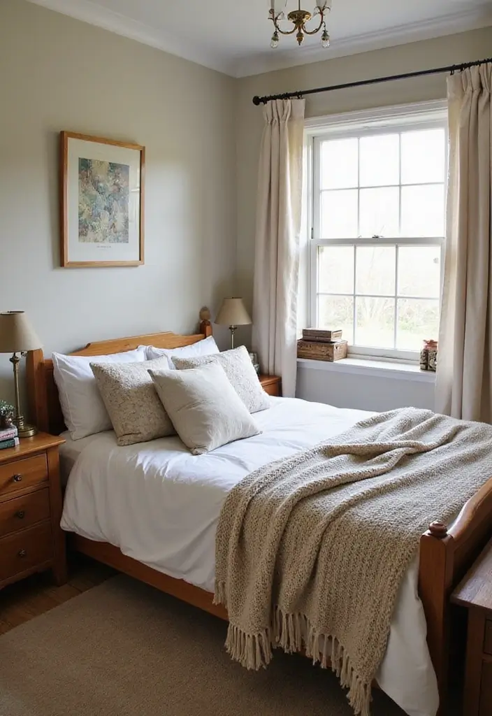 12 Stylish Small Bedroom Makeovers That Prove Less is More! - 6. Cozy Cottage Retreat