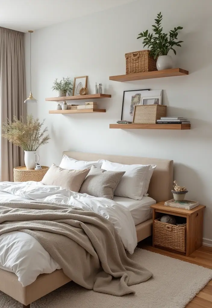 13 Budget-Friendly Bedroom Decor Ideas That Look Like a Million Bucks! - 11. Creative Storage Solutions
