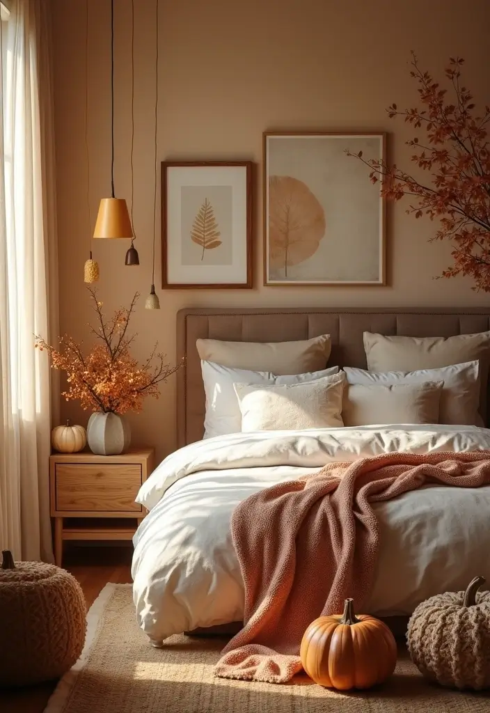 13 Budget-Friendly Bedroom Decor Ideas That Look Like a Million Bucks! - 13. Seasonal Refresh