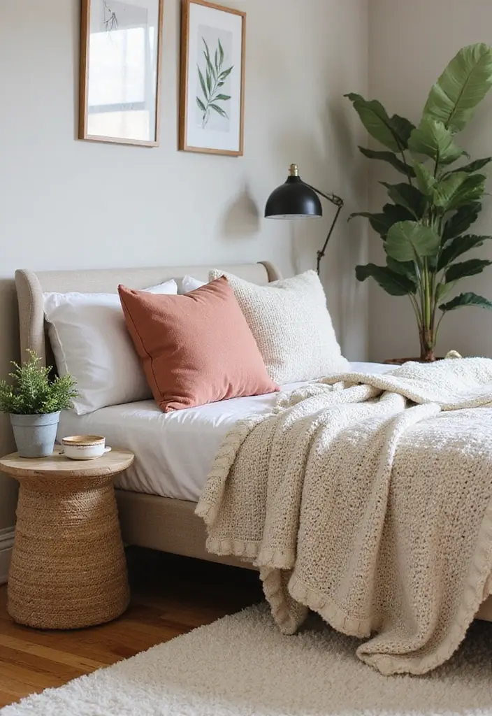 13 Budget-Friendly Bedroom Decor Ideas That Look Like a Million Bucks! - 3. Cozy Textiles