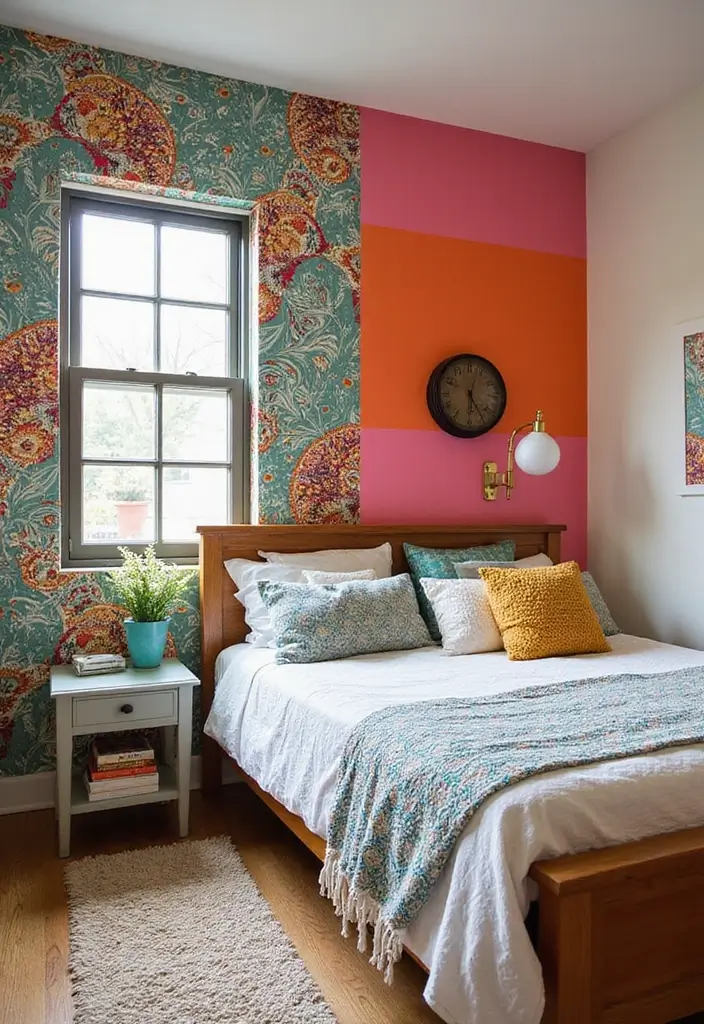 13 Budget-Friendly Bedroom Decor Ideas That Look Like a Million Bucks! - 5. Accent Walls on a Budget