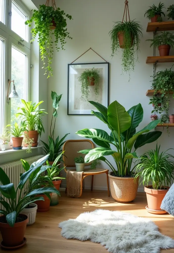 13 Budget-Friendly Bedroom Decor Ideas That Look Like a Million Bucks! - 7. Greenery and Plants