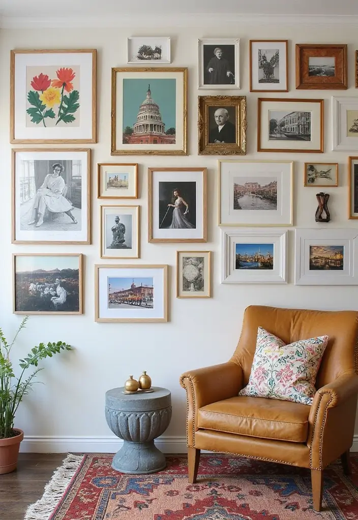 13 Budget-Friendly Bedroom Decor Ideas That Look Like a Million Bucks! - 8. Personalized Gallery Wall