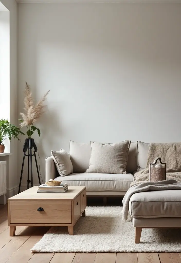 14 Scandinavian Living Room Decor Ideas That’ll Make You Want to Curl Up with a Good Book! - 7. Choose Functional Furniture