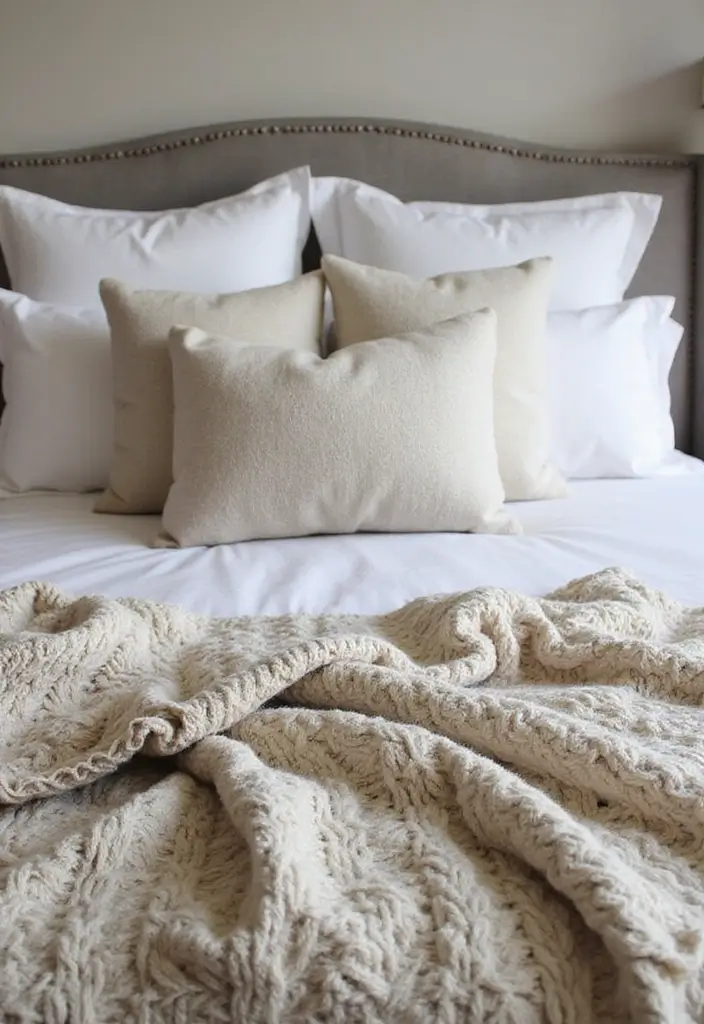 15 Cozy Bedroom Ideas That Will Make You Want to Snuggle Up All Day! - 2. Layered Textiles for Ultimate Comfort