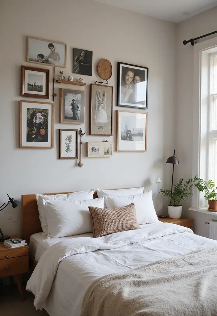 15 Cozy Bedroom Ideas That Will Make You Want to Snuggle Up All Day! - 4. Personalized Decor