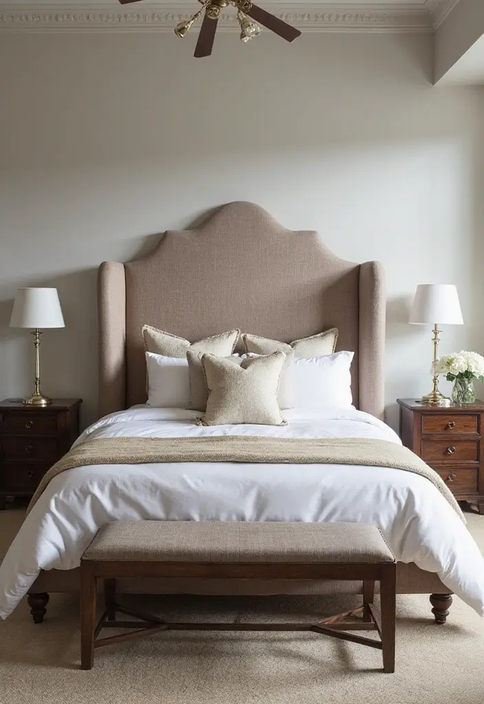 15 Cozy Bedroom Ideas That Will Make You Want to Snuggle Up All Day! - 7. Focal Point Headboards