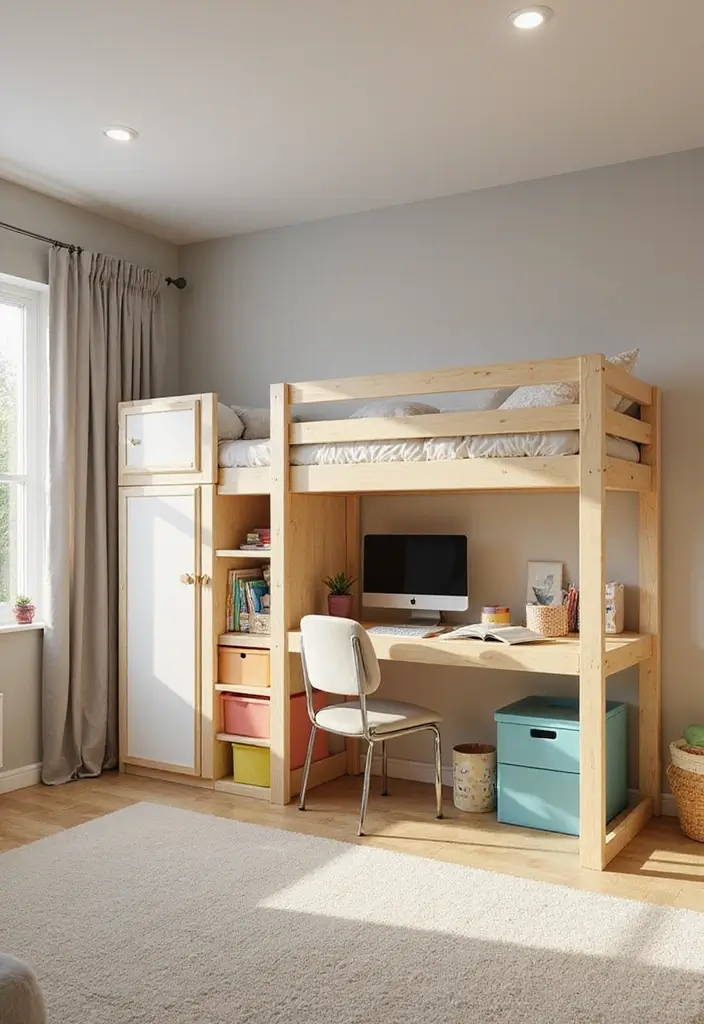 15 Creative Kids' Room Inspirations That'll Make You Wish You Were a Kid Again (#12 Will Blow Your Mind!) - 3. Multi-Functional Spaces