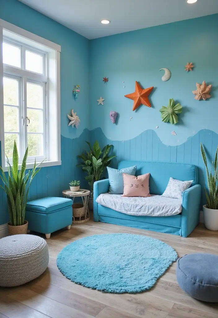 15 Creative Kids' Room Inspirations That'll Make You Wish You Were a Kid Again (#12 Will Blow Your Mind!) - 6. Under the Sea