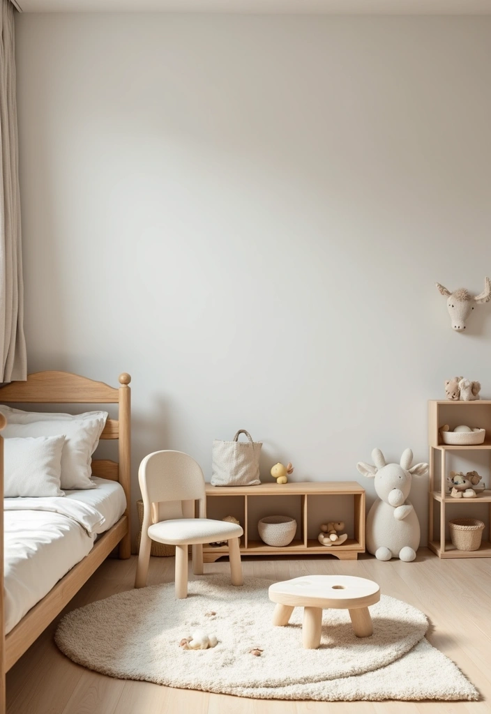 15 Creative Kids' Room Inspirations That'll Make You Wish You Were a Kid Again (#12 Will Blow Your Mind!) - 9. Minimalist Playroom