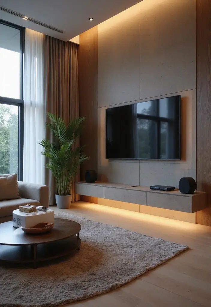 10 Stunning Modern Luxury Living Room Ideas That Will Leave You Breathless! - 7. Smart Technology Integration