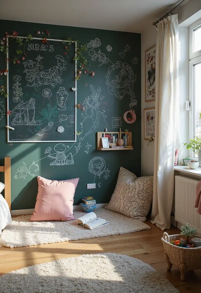 11 Fun and Functional Kids Bedroom Decor Hacks You Won't Believe! - 10. Interactive Learning Zones