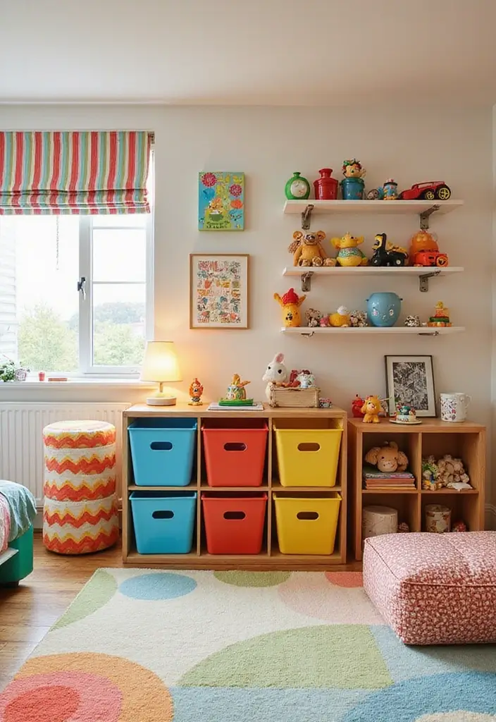 11 Fun and Functional Kids Bedroom Decor Hacks You Won't Believe! - 2. Kid-Friendly Storage Solutions