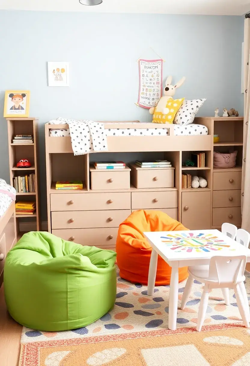 11 Fun and Functional Kids Bedroom Decor Hacks You Won't Believe! - 5. Fun and Functional Furniture