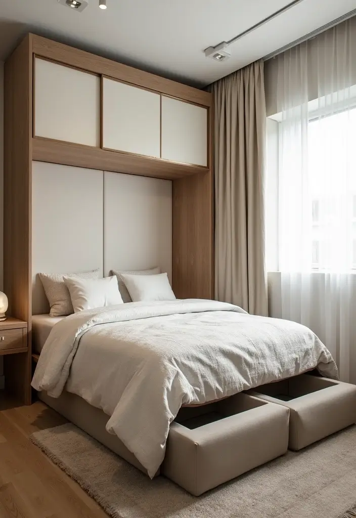 12 Brilliant Simple Bedroom Ideas for Small Rooms That Double Your Space - 1. Opt for Multi-Functional Furniture