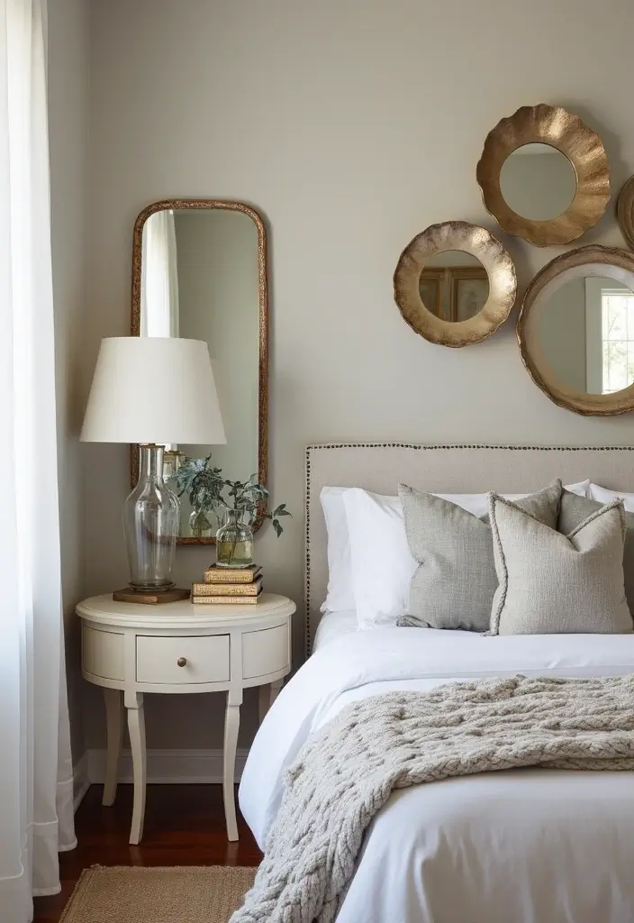 12 Brilliant Simple Bedroom Ideas for Small Rooms That Double Your Space - 4. Use Mirrors Wisely