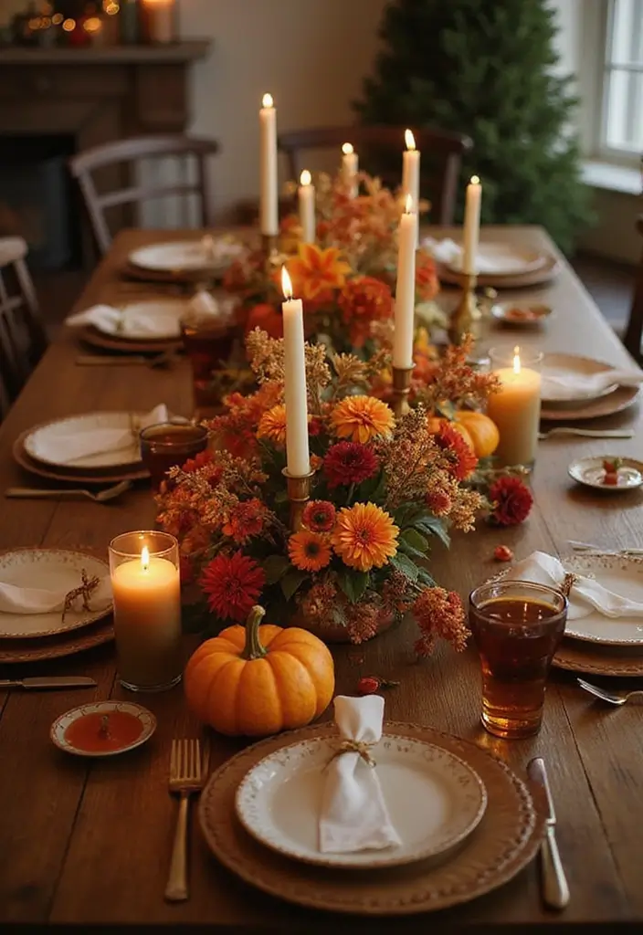 12 Festive Fall Kitchen Decor Hacks to Bring Autumn Cheer to Your Home! - 6. Festive Centerpieces