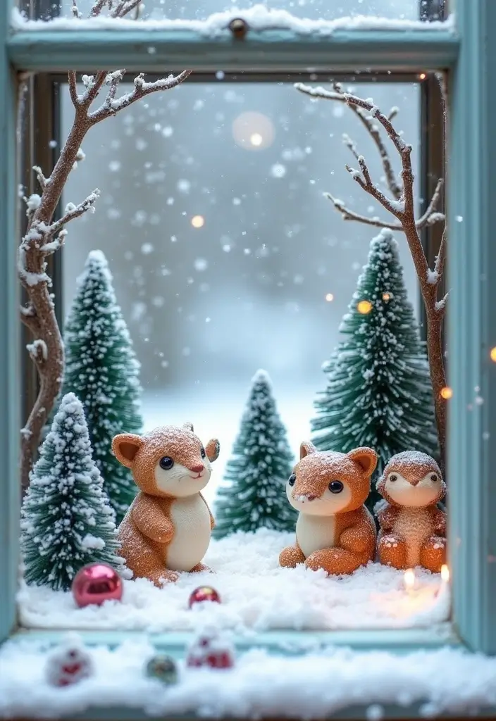 12 Winter Window Box Ideas to Elevate Your Porch Decor in Minutes! - 12. DIY Winter Wonderland