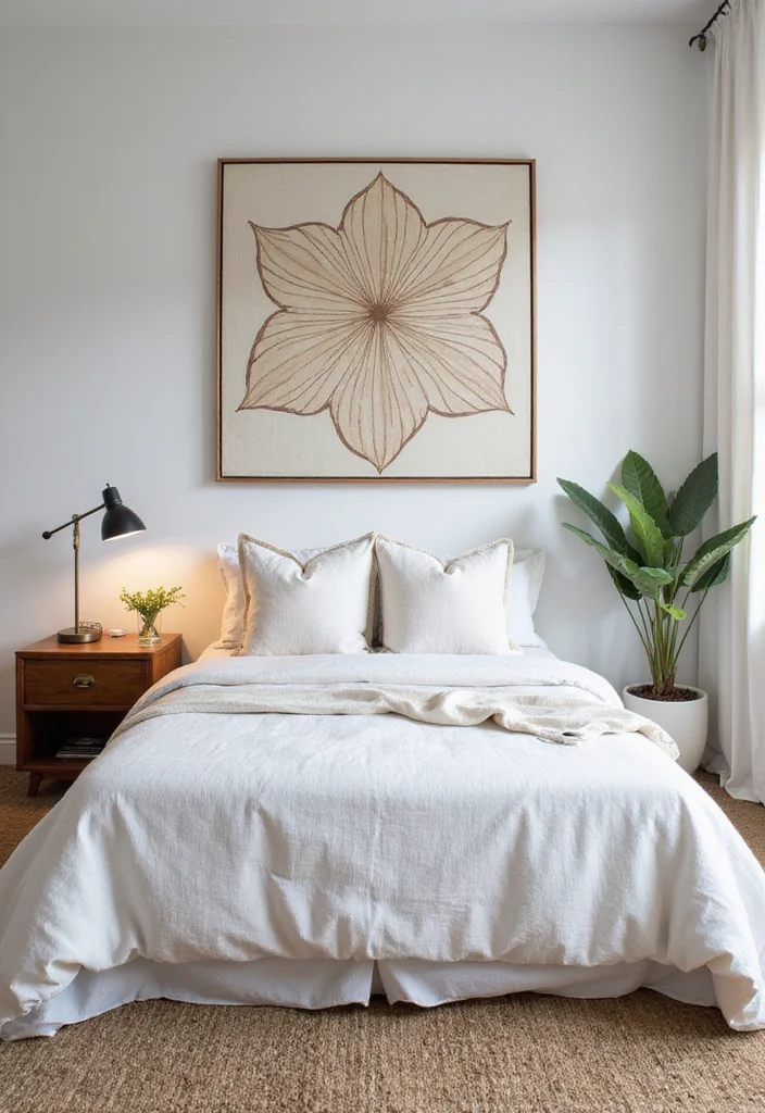 10 Inspiring Single Mom Bedroom Ideas That Transform Your Space on a Budget! - 6. DIY Wall Art