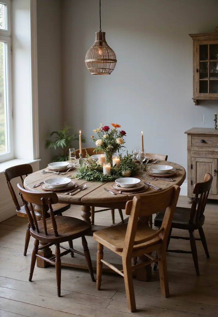 12 Boho Home Decor Ideas That'll Transform Your Space Into a Cozy Oasis! - 4. Natural Woods and Rustic Vibes