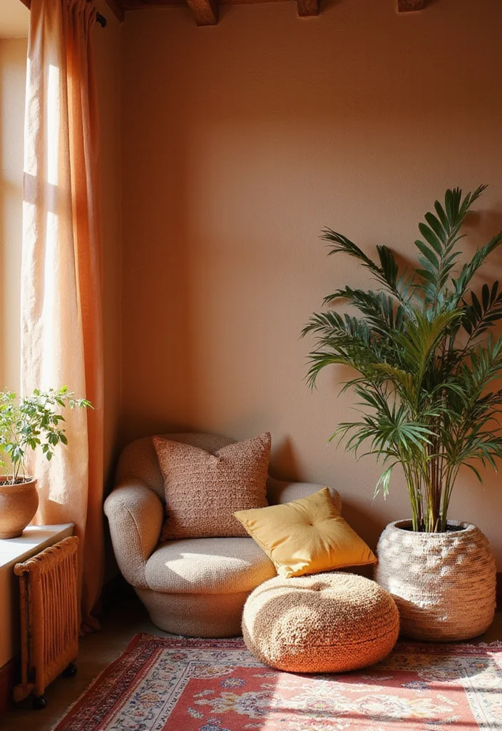 12 Boho Home Decor Ideas That'll Transform Your Space Into a Cozy Oasis! - 7. Earthy Color Palette