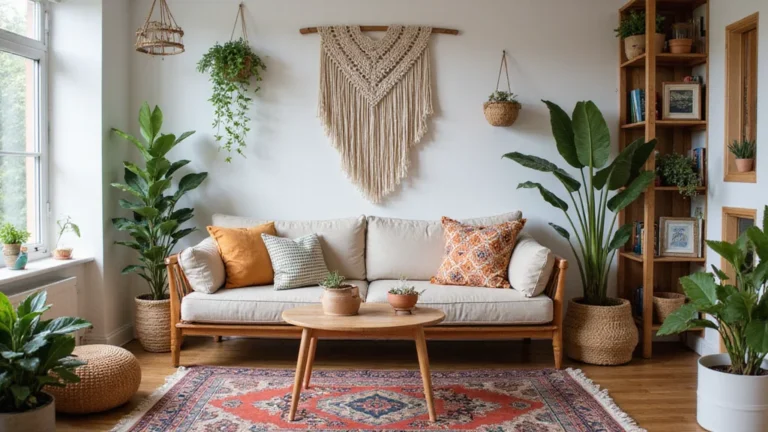 12 Boho Home Decor Ideas That'll Transform Your Space Into a Cozy Oasis!