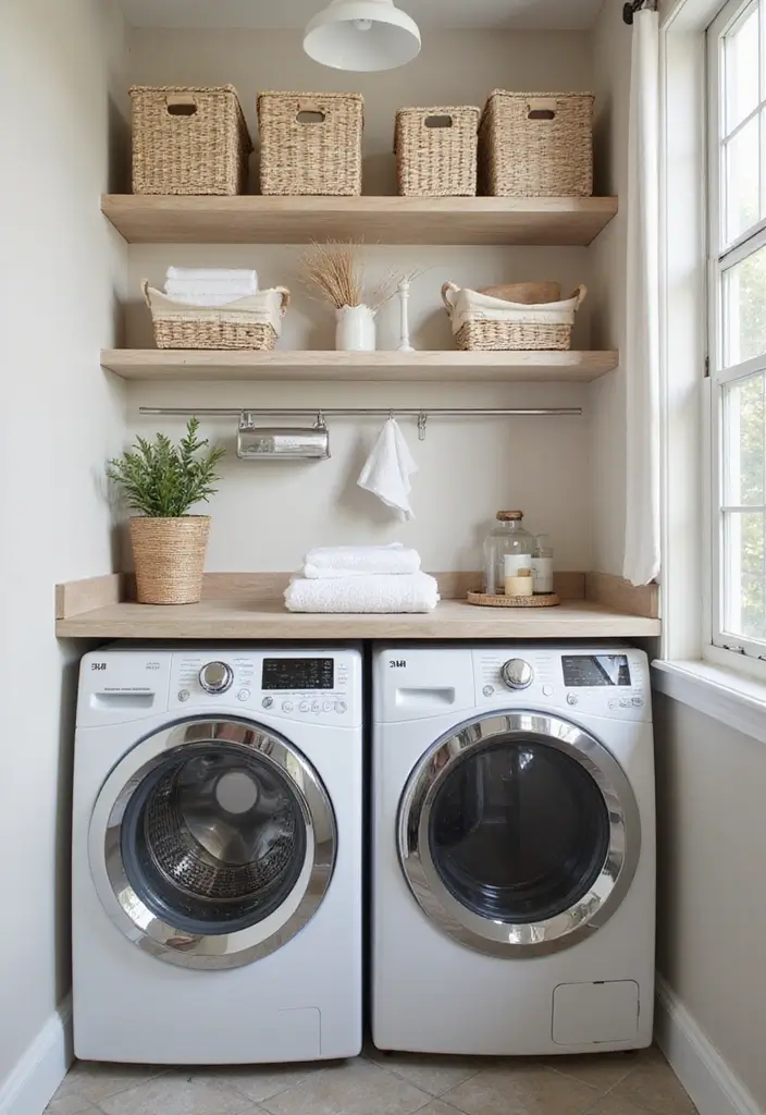 12 Genius Small Laundry Room Ideas You Wish You Knew Sooner! - 4. Create a Folding Station