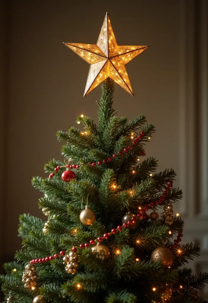 12 Vintage Christmas Tree Decorations That’ll Make Your Holidays Magical Again! - 11. Vintage Tree Toppers