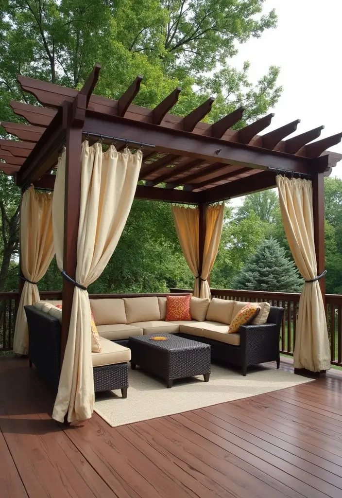 13 Cozy Deck Decor Ideas That Will Transform Your Outdoor Space into a Paradise! - 7. Chic Shade Solutions
