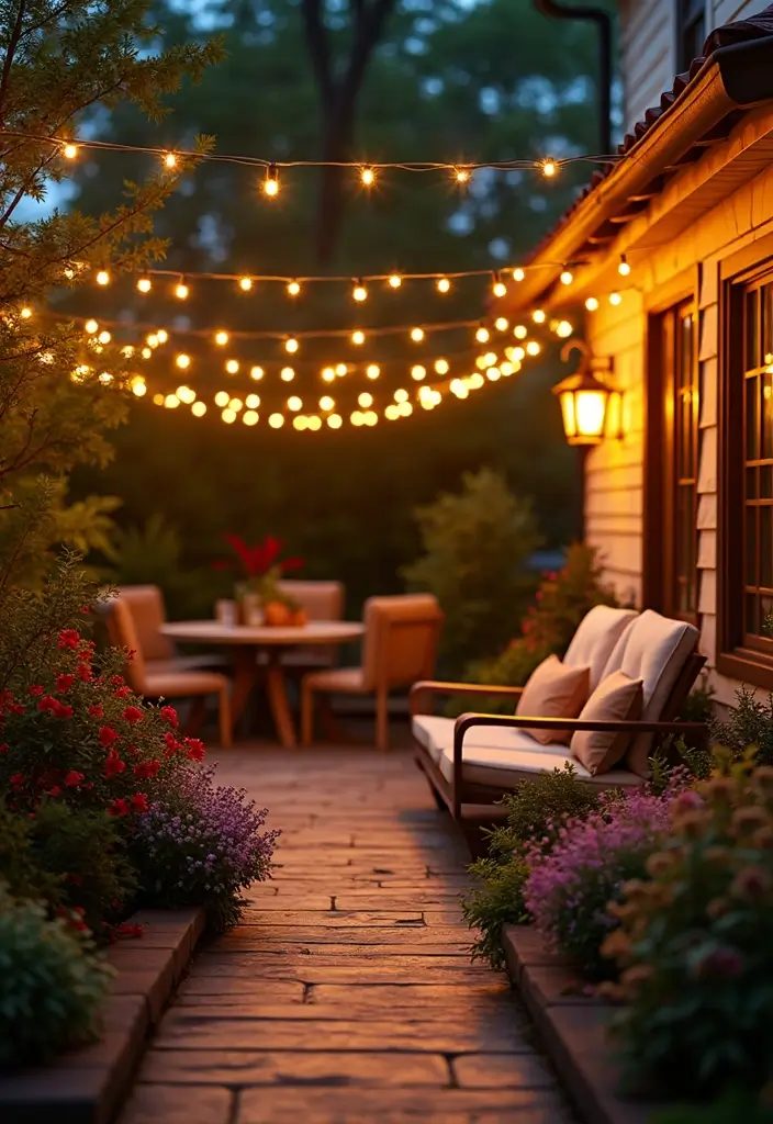 14 Magical Outdoor Christmas Lights Ideas That Will Make Your Neighbors Jealous! - 10. LED String Lights in Unexpected Places