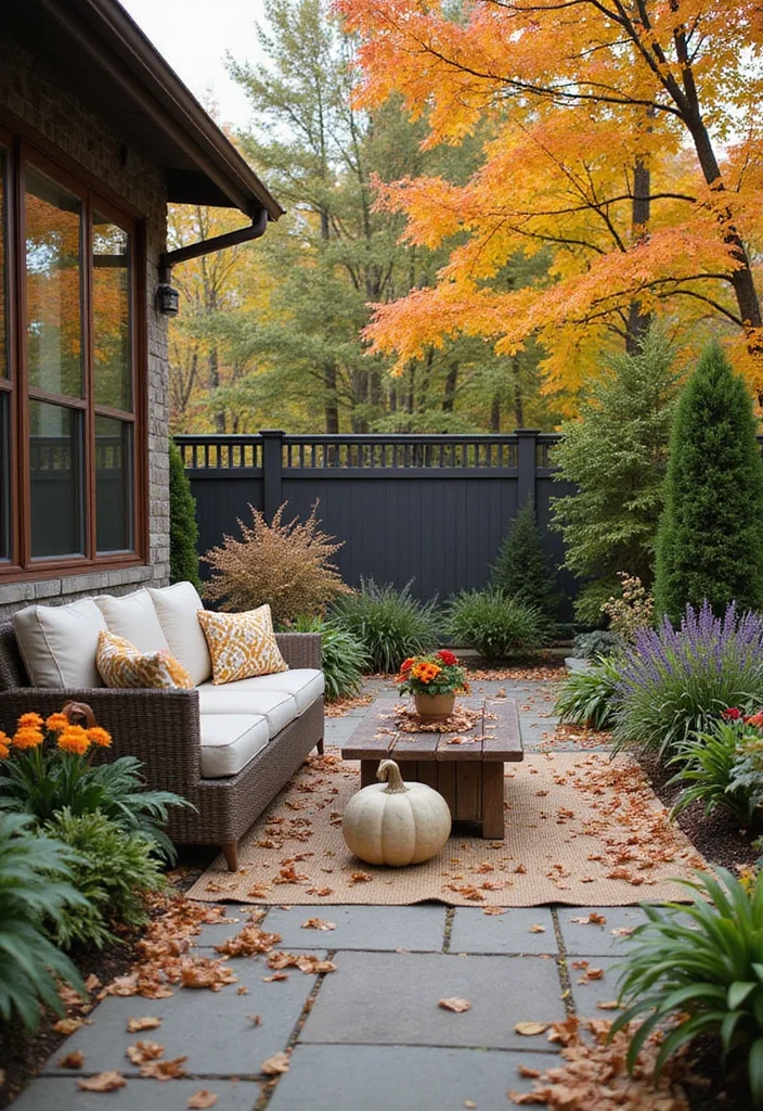 14 Townhouse Backyard Ideas That Will Transform Your Outdoor Space into a Paradise! - 14. Seasonal Decor Changes