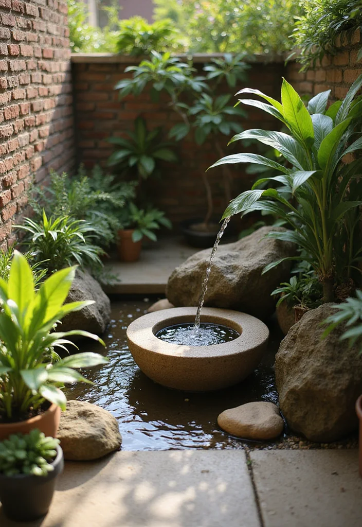 14 Townhouse Backyard Ideas That Will Transform Your Outdoor Space into a Paradise! - 6. Water Features