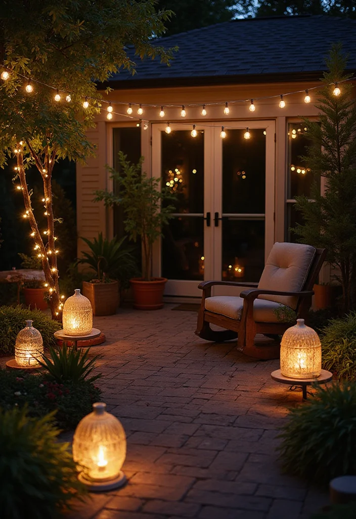 14 Townhouse Backyard Ideas That Will Transform Your Outdoor Space into a Paradise! - 8. Outdoor Lighting