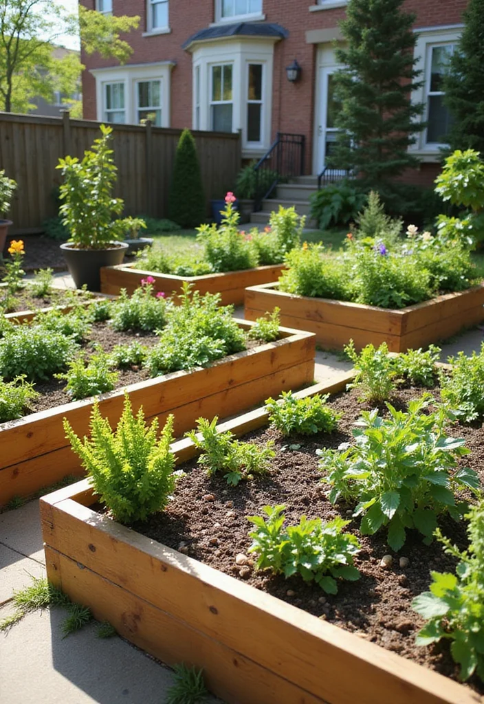14 Townhouse Backyard Ideas That Will Transform Your Outdoor Space into a Paradise! - 9. Raised Garden Beds