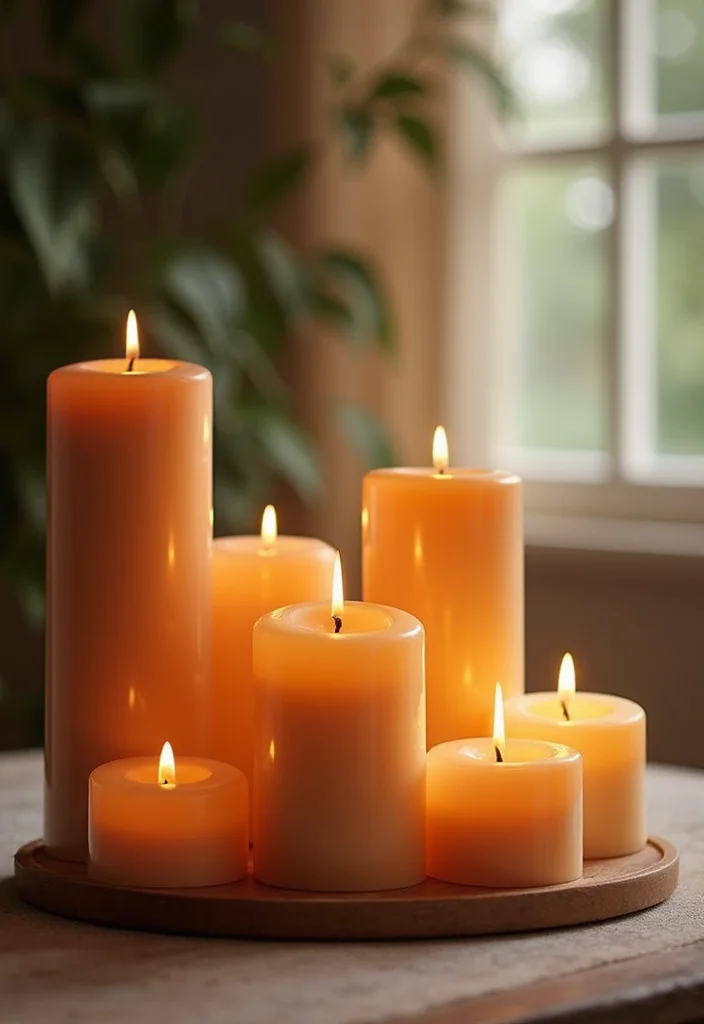 15 Stunning Christian Room Decor Ideas That'll Inspire Your Faith Daily! - 10. Inspirational Candles
